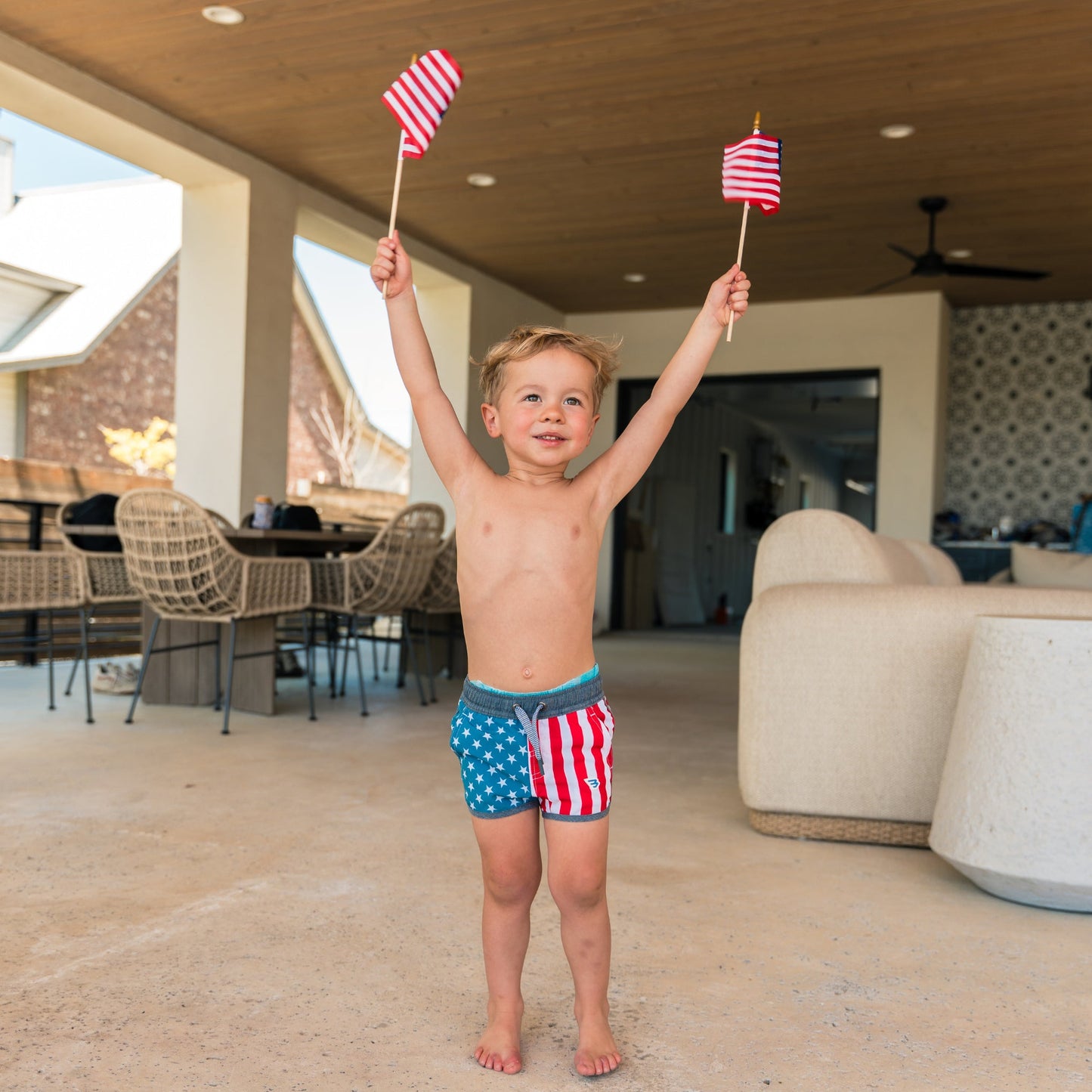 Burlebo: Youth Swim Trunks