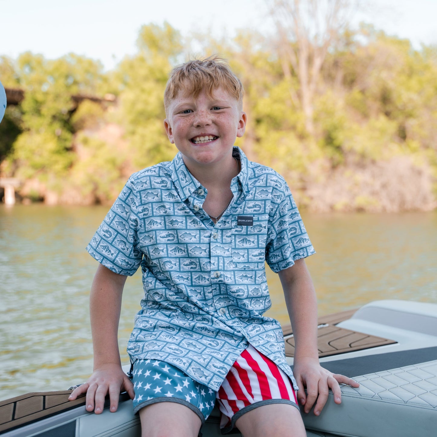 Burlebo: Youth Swim Trunks