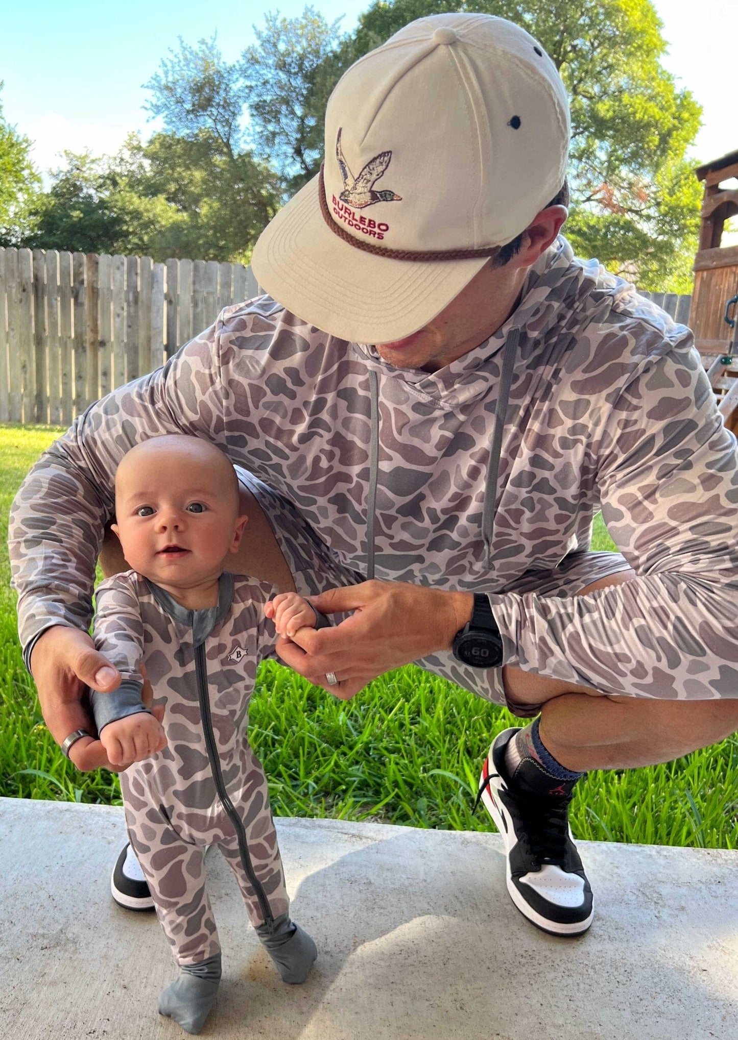 Burlebo: Baby Zip Up - Camo Collection