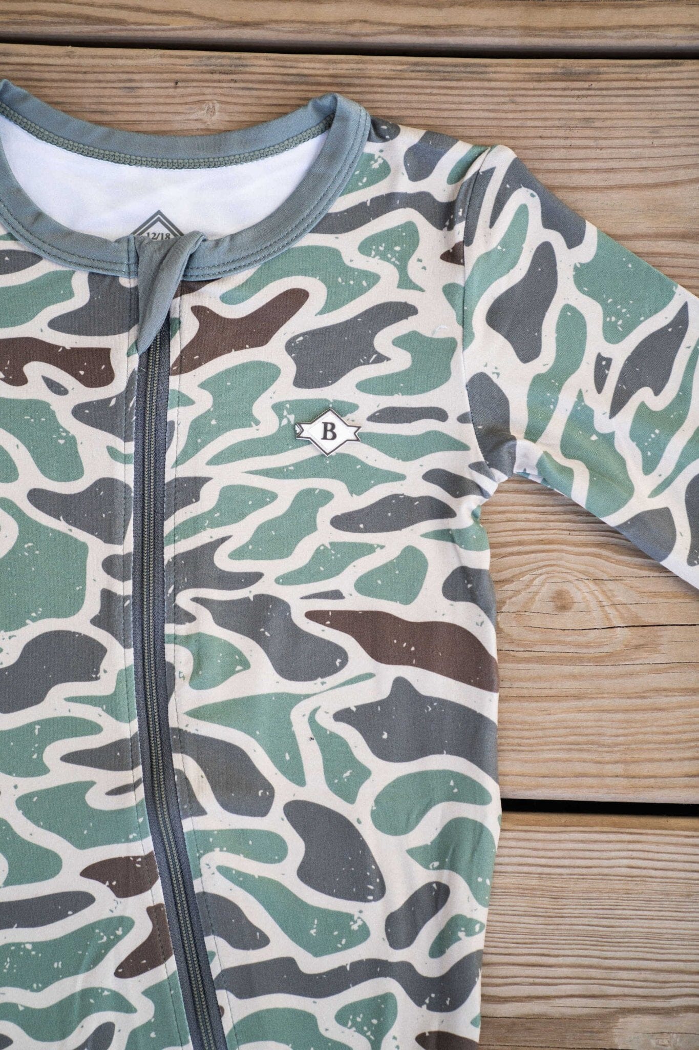 Burlebo: Baby Zip Up - Camo Collection