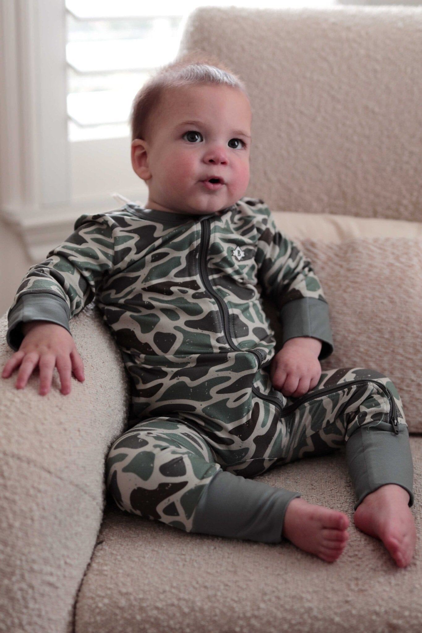 Burlebo: Baby Zip Up - Camo Collection