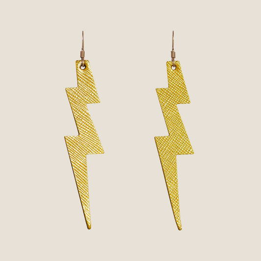 Gold Leaf Lightning Bolts