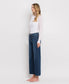 TUMMY CONTROL MID RISE WIDE LEG JEANS