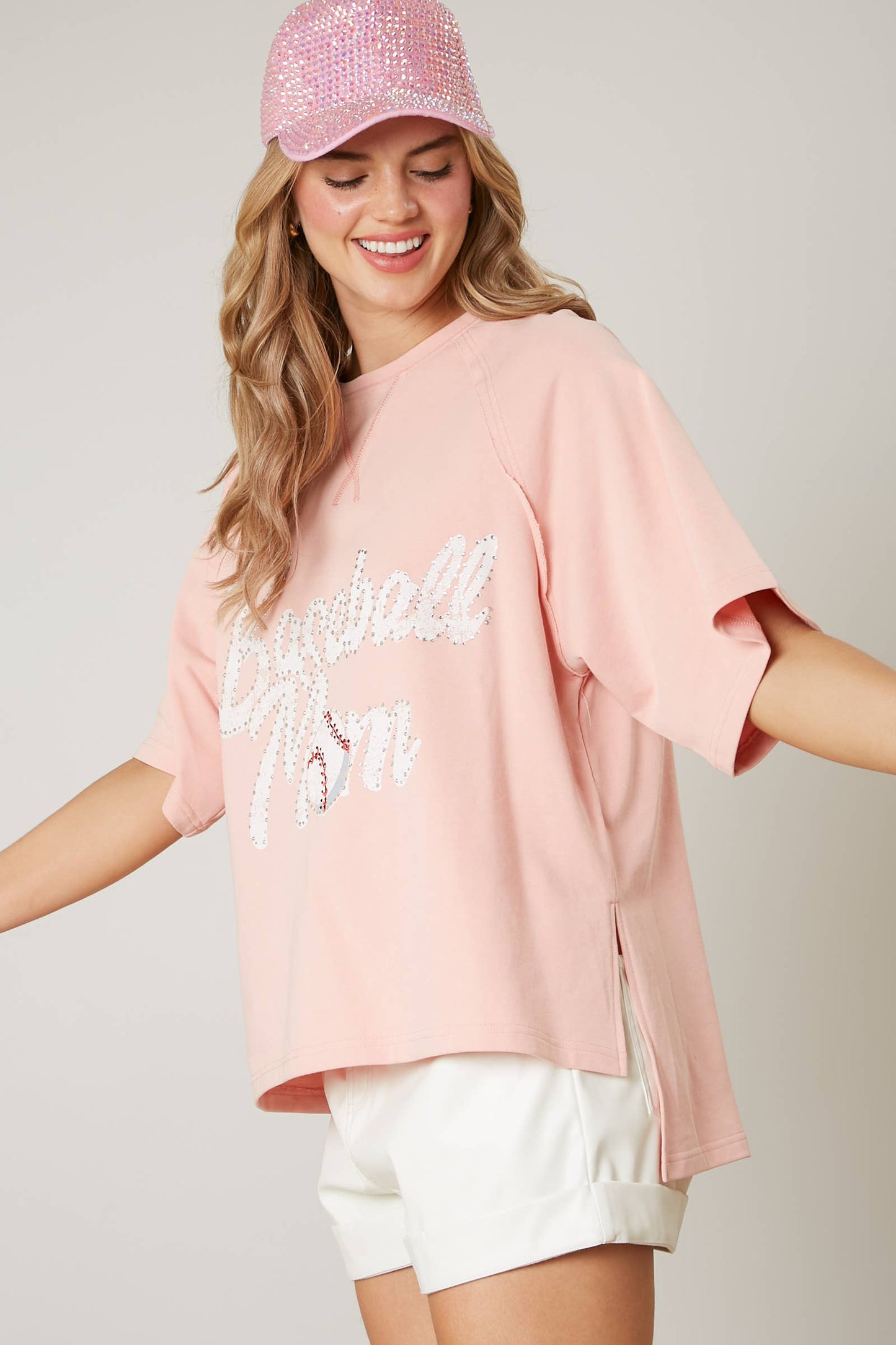 Baseball Mom Washed Tee