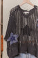 Distressed Star Knit Pullover