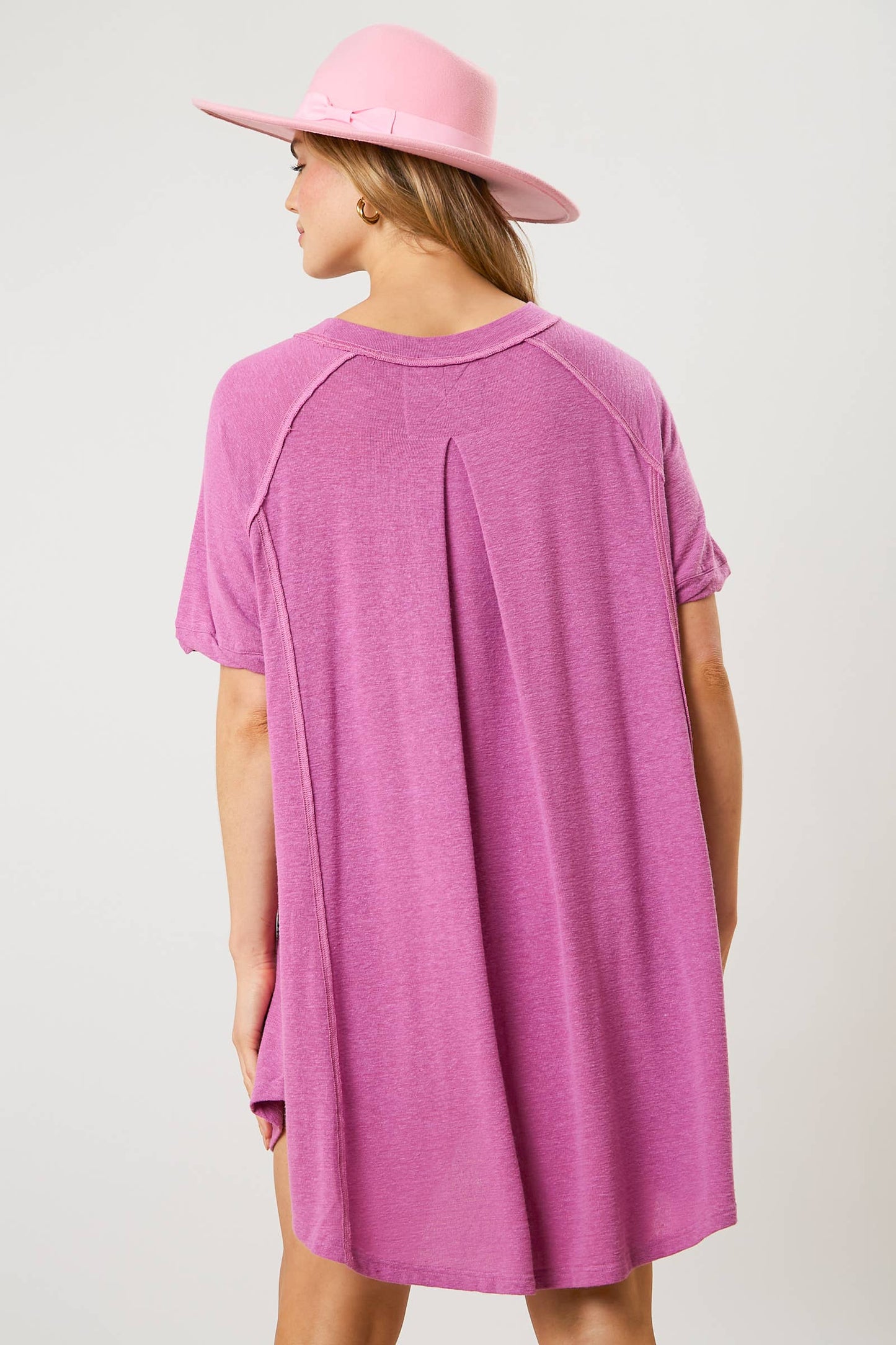 Linen Slub Jersey Outseam Tunic