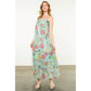 Tierd Floral Maxi Dress