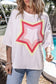 LDC Colorblock Star Patched Oversized Tee