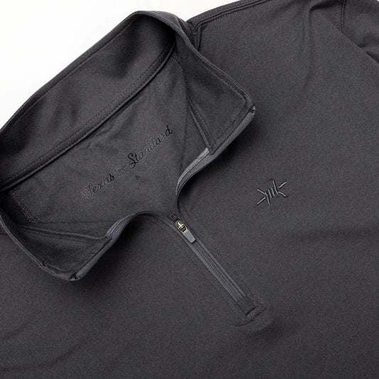 Texas Standard: Performance Hybrid Quarter Zip - Gunpowder Gray