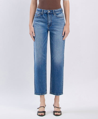 HIGH RISE MILD BARREL LEG JEANS