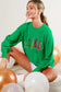 Christmas Tree Sequin Detail Knitted Sweater Top VT81484