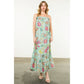 Tierd Floral Maxi Dress