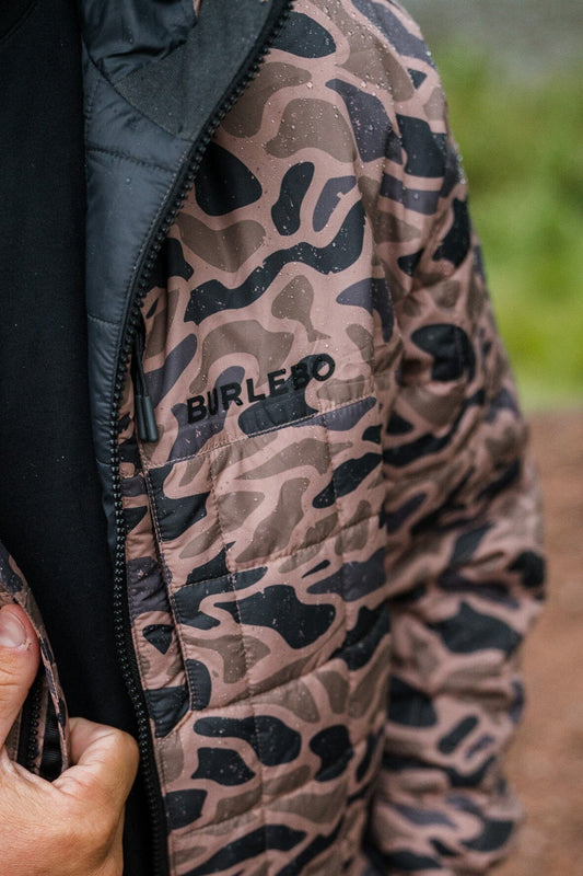 Burlebo: Puffer Jacket - Gauge Camo (Oversized)