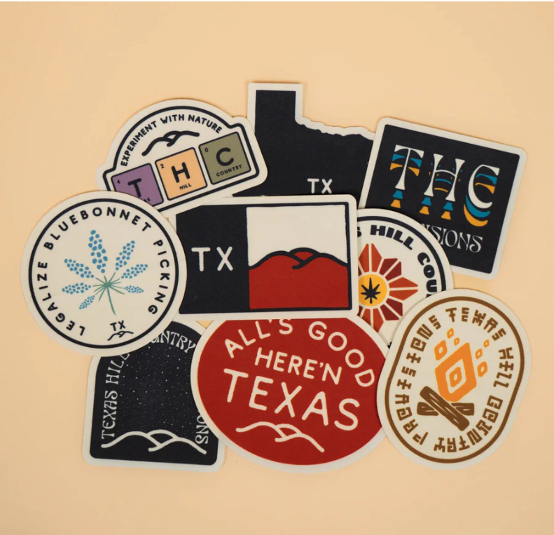 Tx Hill Country Provisions Sticker Pack