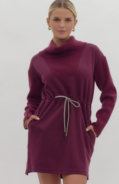 Cowl Neck Dress