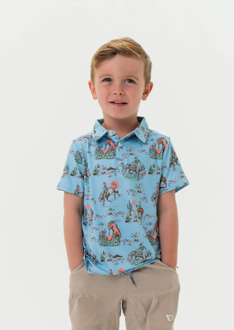 Burlebo: Youth Polo - Cowboy Up Blue