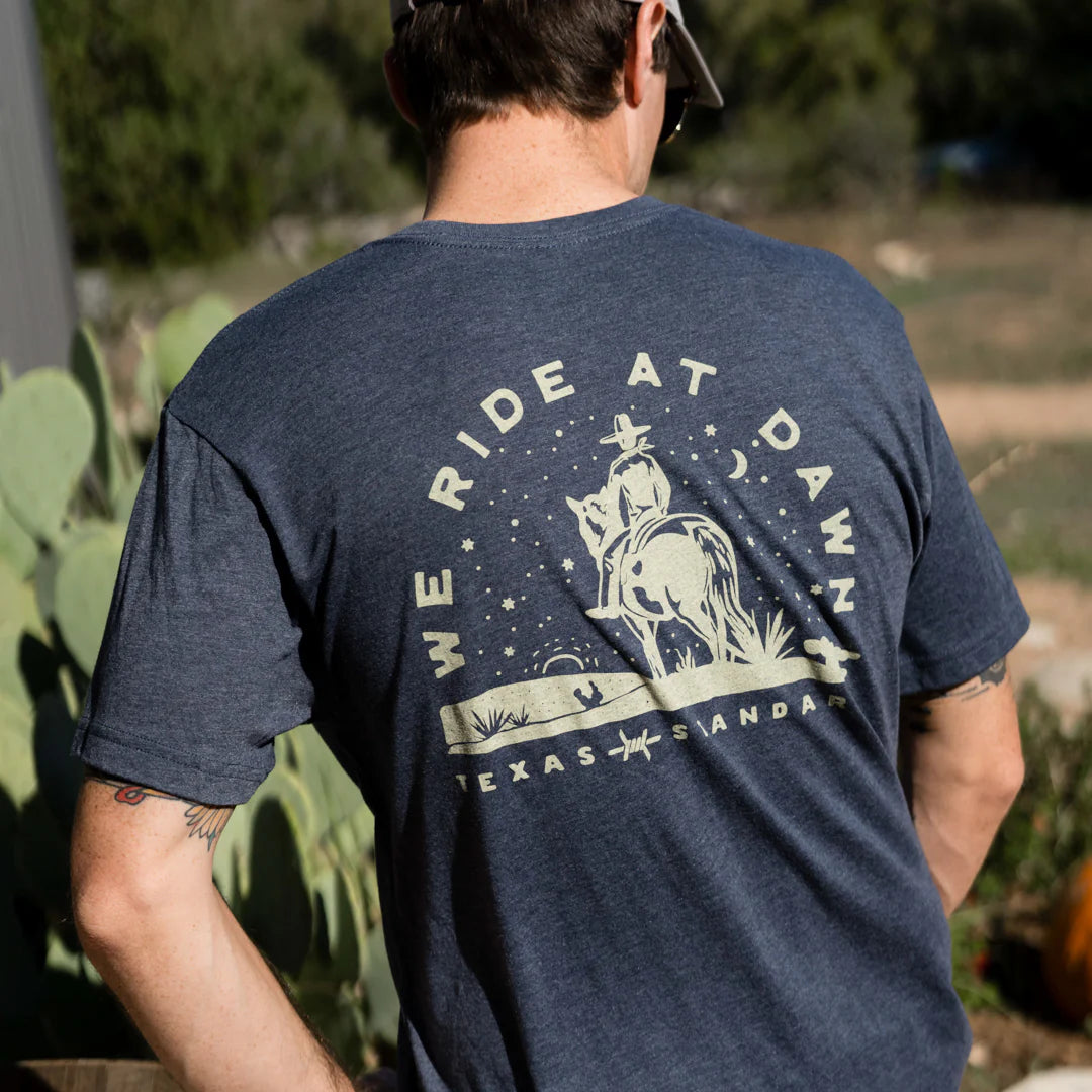 Texas Standard - Heritage Printed Tee - Ride at Dawn