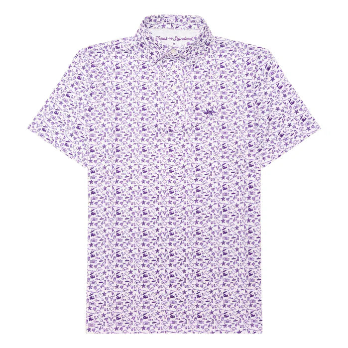 Texas Standard: Texas Traditions Polo - Purple