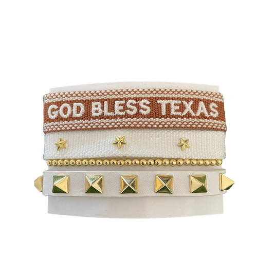 God Bless Texas Team Tassel Stack