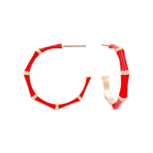 Red Bamboo Hoop