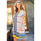Mixed Pattern Swing Dress