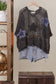 Distressed Star Knit Pullover