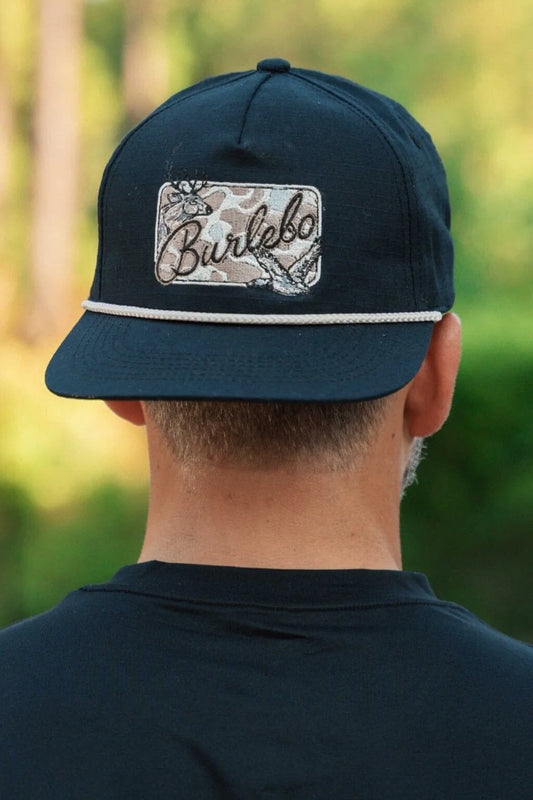 Burlebo Cap - Camo Patch - Black