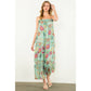 Tierd Floral Maxi Dress