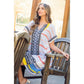 Mixed Pattern Swing Dress