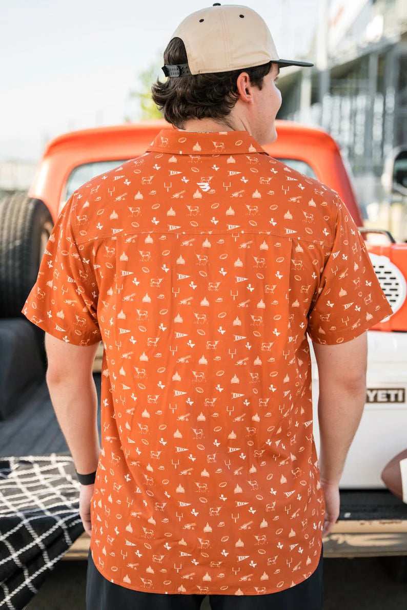 Burlebo: Performance Button Up - Gameday in Austin