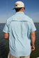 Burlebo: Performance Fishing Shirt - Dusty Blue