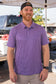 Burlebo: Performance Polo - Texas Purple & White