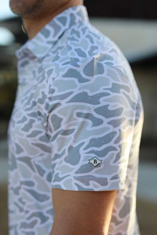 Burlebo: Performance Polo - White Camo