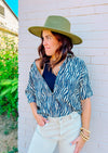 Zebra Pocket Top