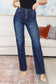 Arlo High Rise Button-Fly Straight Jeans