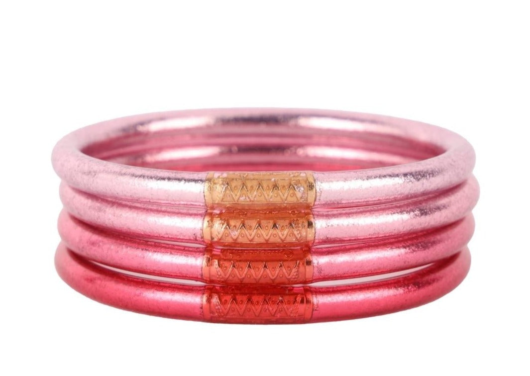 Carousel Pink All Weather Bangles