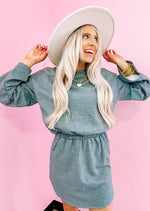 Grey Willa Sweatshirt Dress